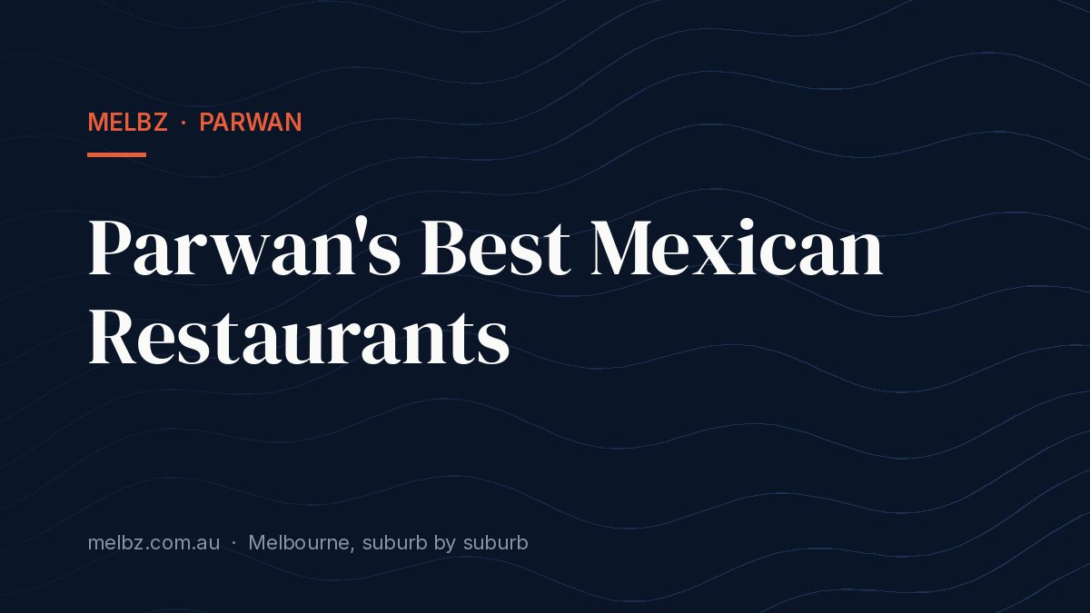 Title card: Parwan's Best Mexican Restaurants