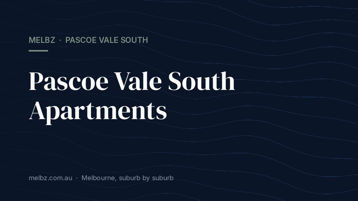 Title card: Pascoe Vale South Apartments
