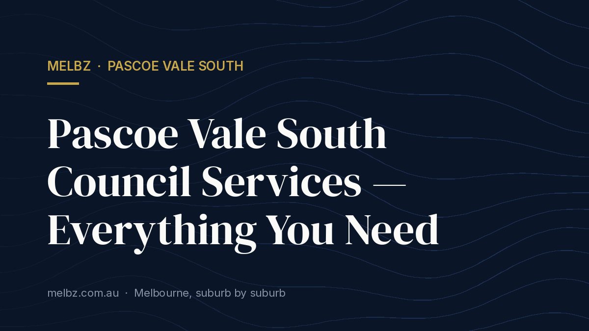 Title card: Pascoe Vale South Council Services — Everything You Need