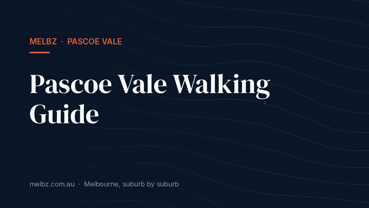 Title card: Pascoe Vale Walking Guide