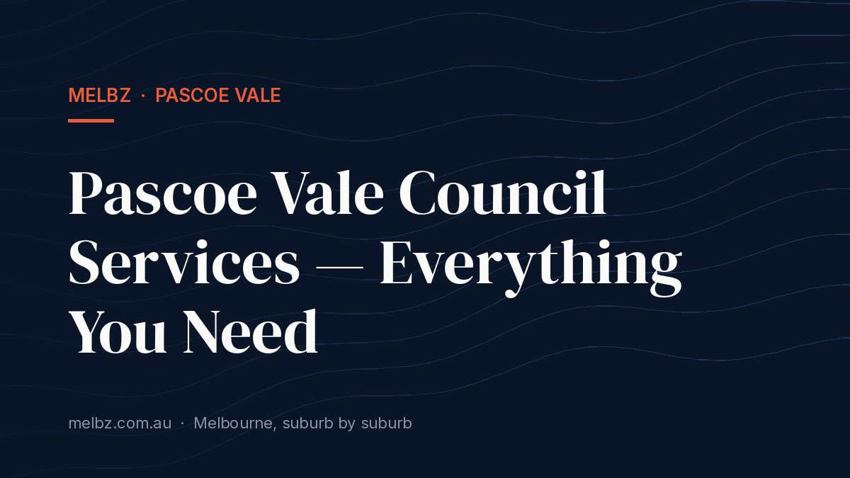 Title card: Pascoe Vale Council Services — Everything You Need