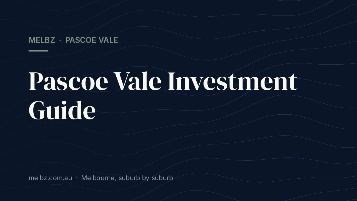 Title card: Pascoe Vale Investment Guide