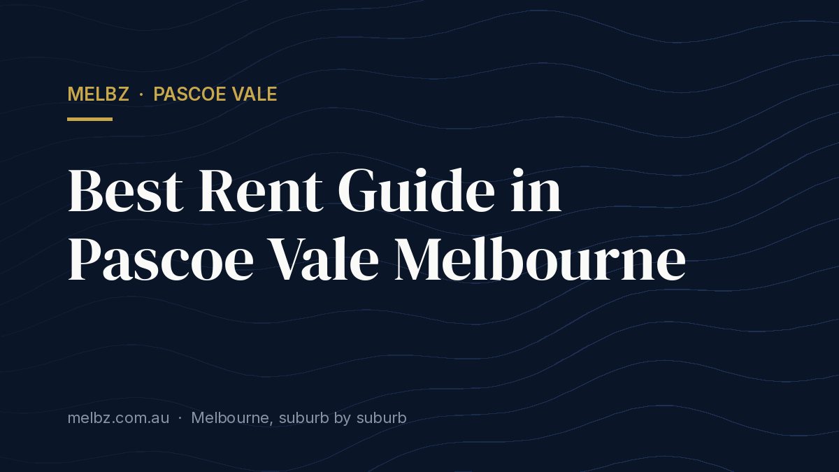 Title card: Best Rent Guide in Pascoe Vale Melbourne