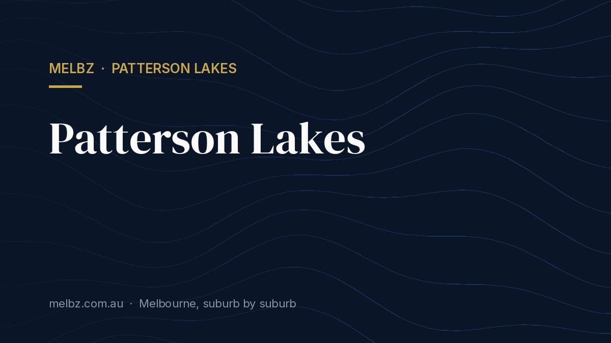 Title card: Patterson Lakes