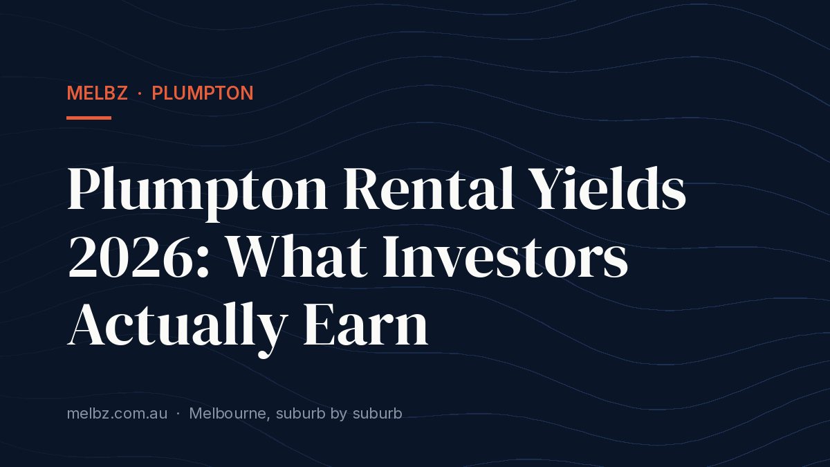 Title card: Plumpton Rental Yields 2026: What Investors Actually Earn