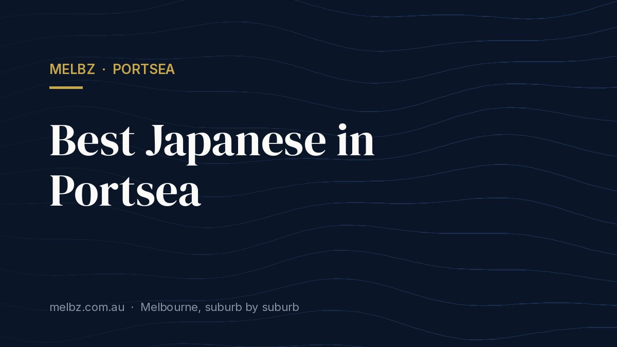 Title card: Best Japanese in Portsea