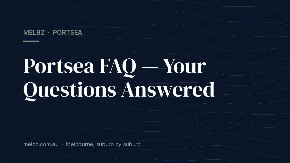 Title card: Portsea FAQ — Your Questions Answered