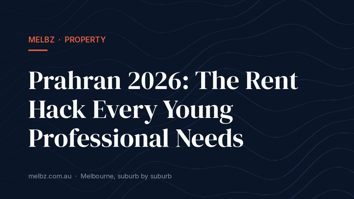 Title card: Prahran 2026: The Rent Hack Every Young Professional Needs