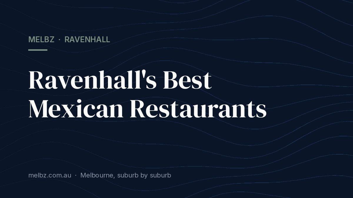 Title card: Ravenhall's Best Mexican Restaurants