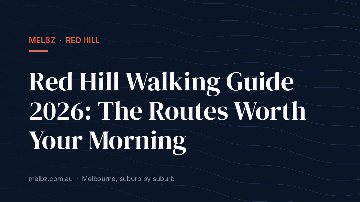 Title card: Red Hill Walking Guide 2026: The Routes Worth Your Morning