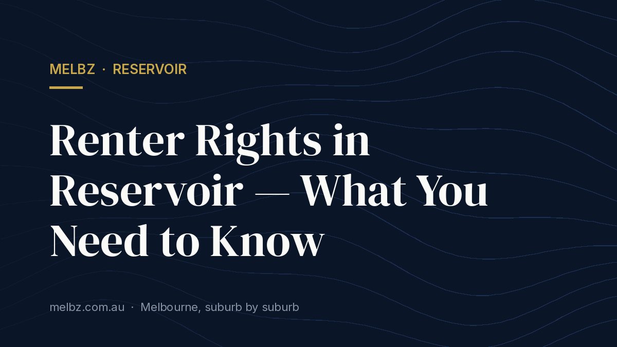 Title card: Renter Rights in Reservoir — What You Need to Know