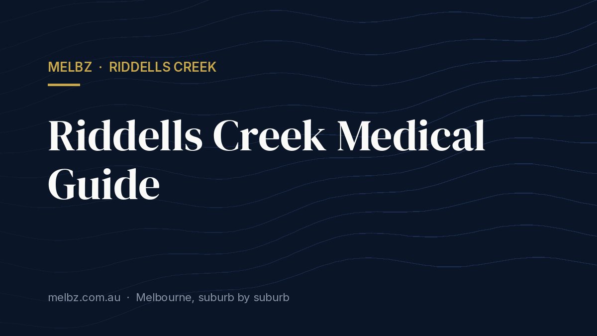 Title card: Riddells Creek Medical Guide