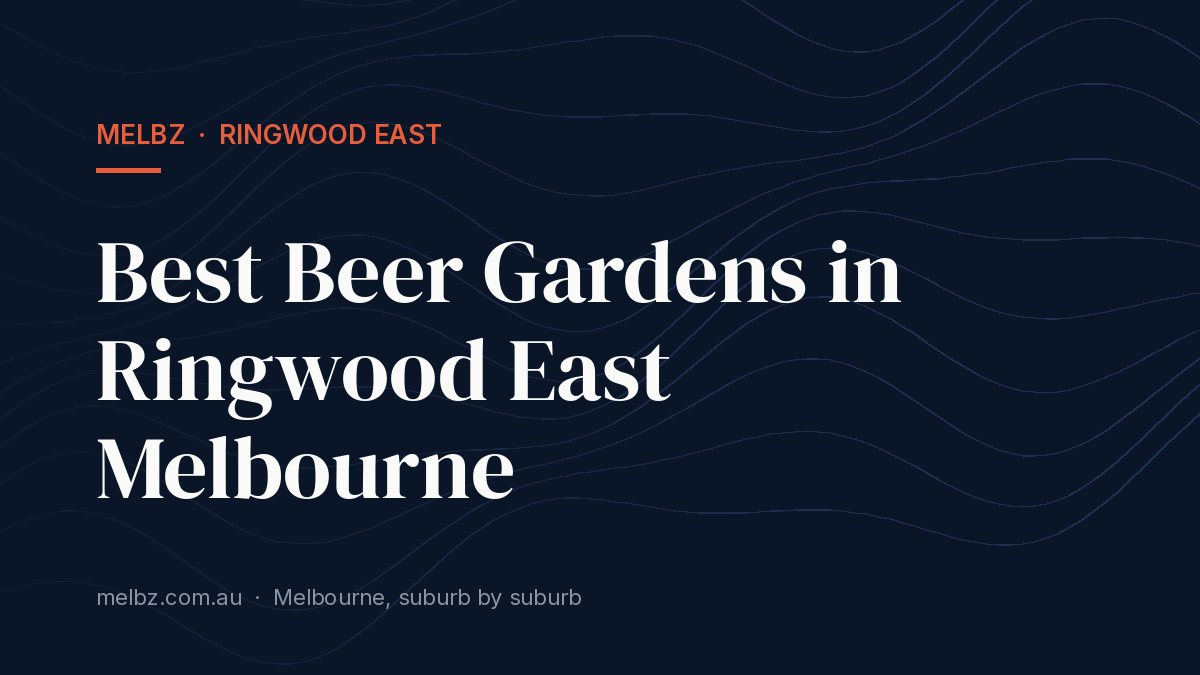 Title card: Best Beer Gardens in Ringwood East Melbourne