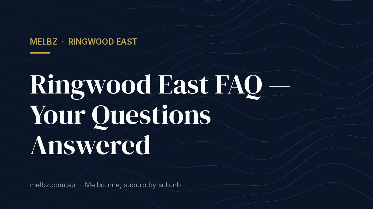 Apartment Living in Ringwood East