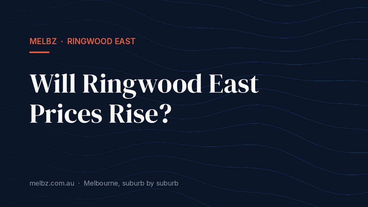 Title card: Will Ringwood East Prices Rise?
