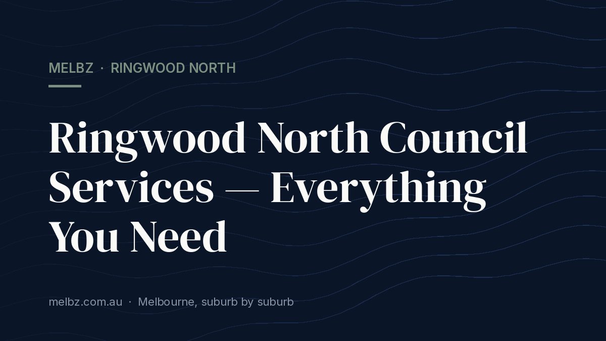 Title card: Ringwood North Council Services — Everything You Need