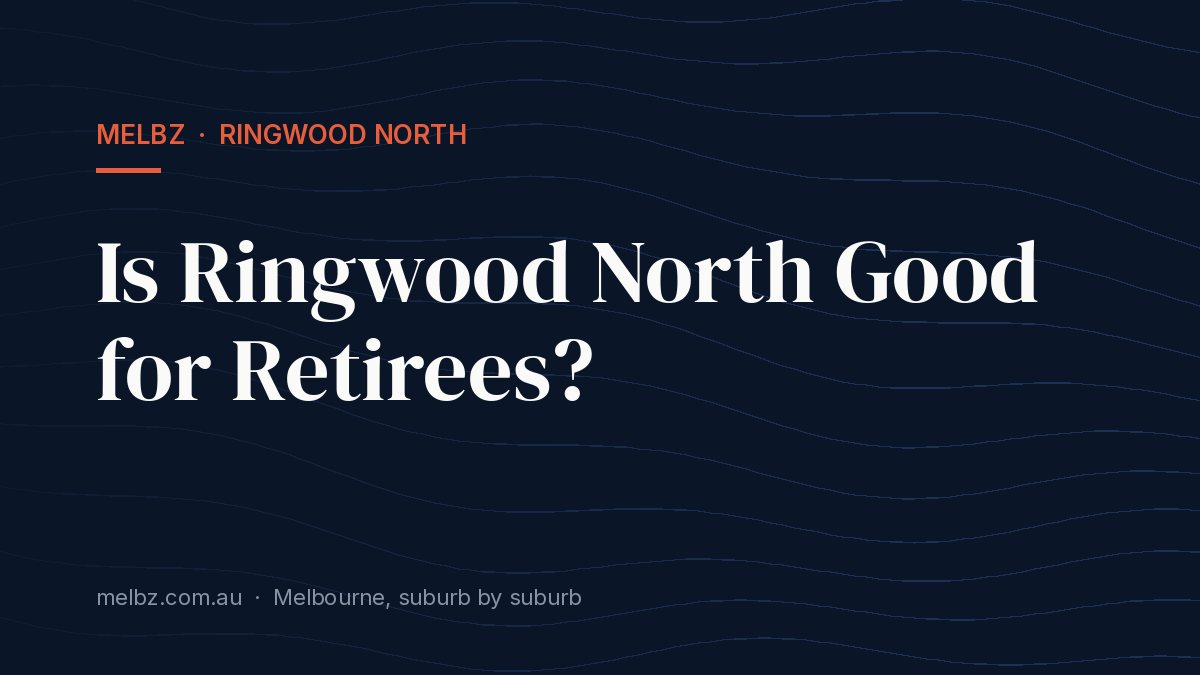 Title card: Is Ringwood North Good for Retirees?