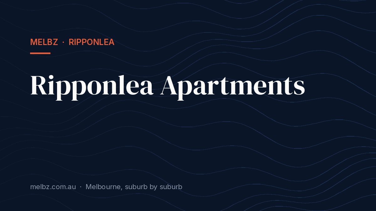 Title card: Ripponlea Apartments