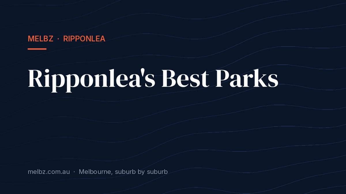 Title card: Ripponlea's Best Parks