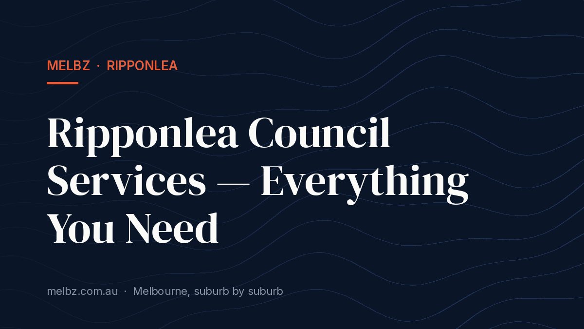 Title card: Ripponlea Council Services — Everything You Need