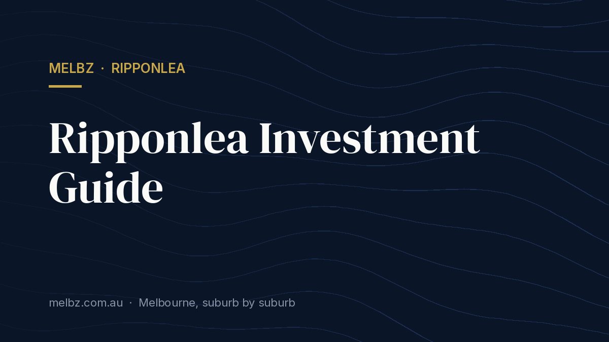 Title card: Ripponlea Investment Guide