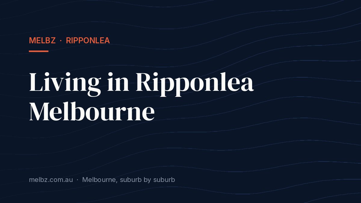 Title card: Living in Ripponlea Melbourne