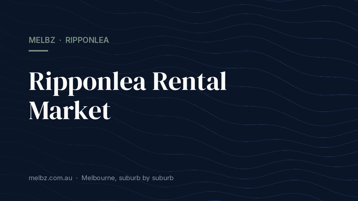 Title card: Ripponlea Rental Market