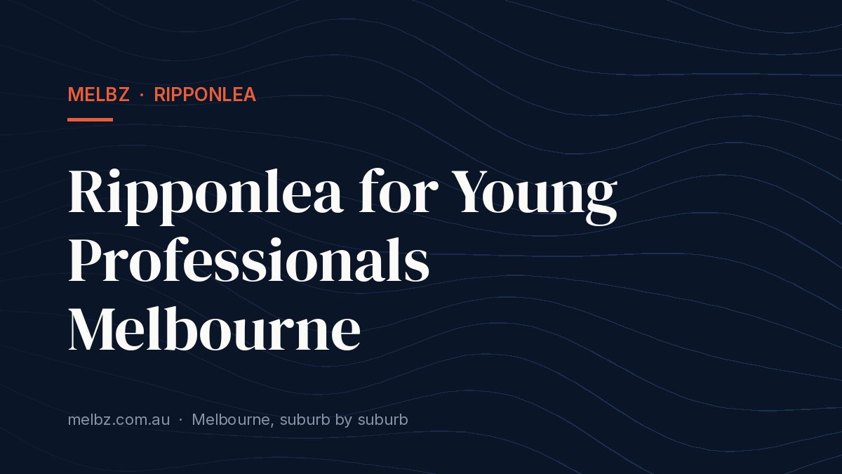 Title card: Ripponlea for Young Professionals Melbourne