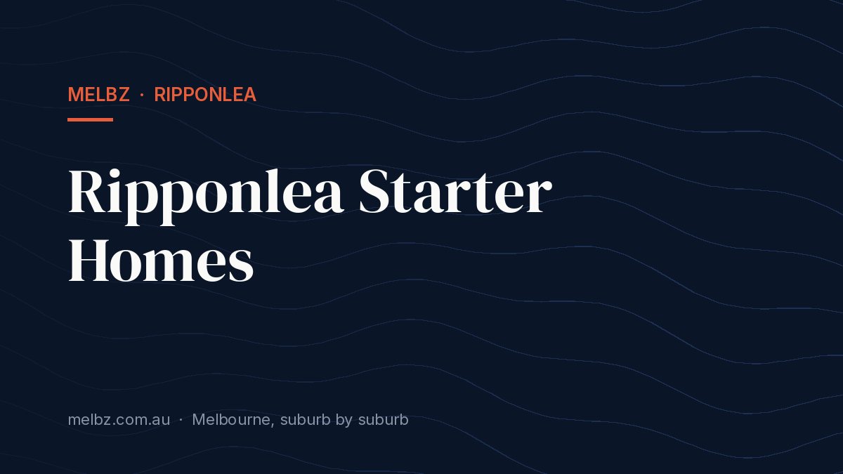 Title card: Ripponlea Starter Homes