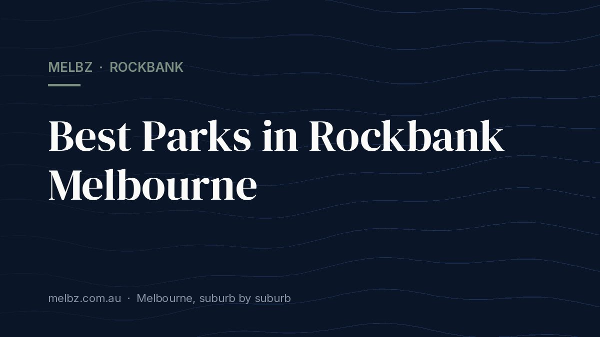 Title card: Best Parks in Rockbank Melbourne