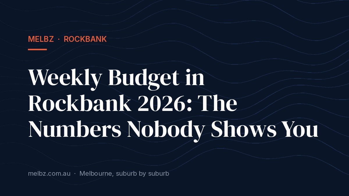 Title card: Weekly Budget in Rockbank 2026: The Numbers Nobody Shows You