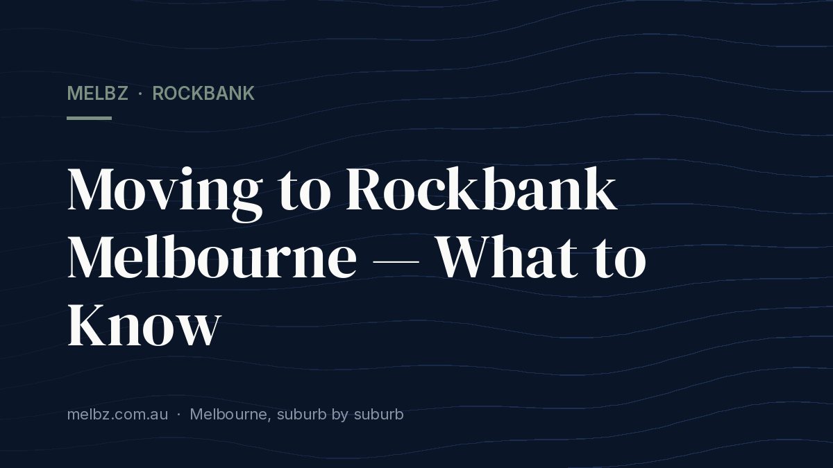 Title card: Moving to Rockbank Melbourne — What to Know