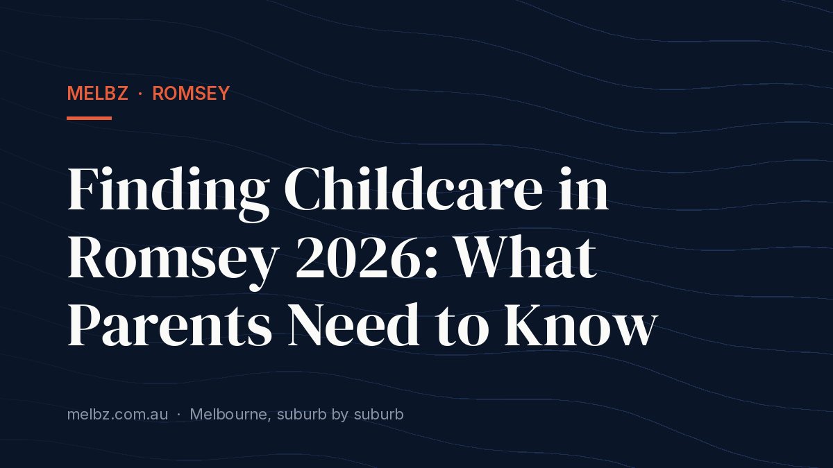 Title card: Finding Childcare in Romsey 2026: What Parents Need to Know