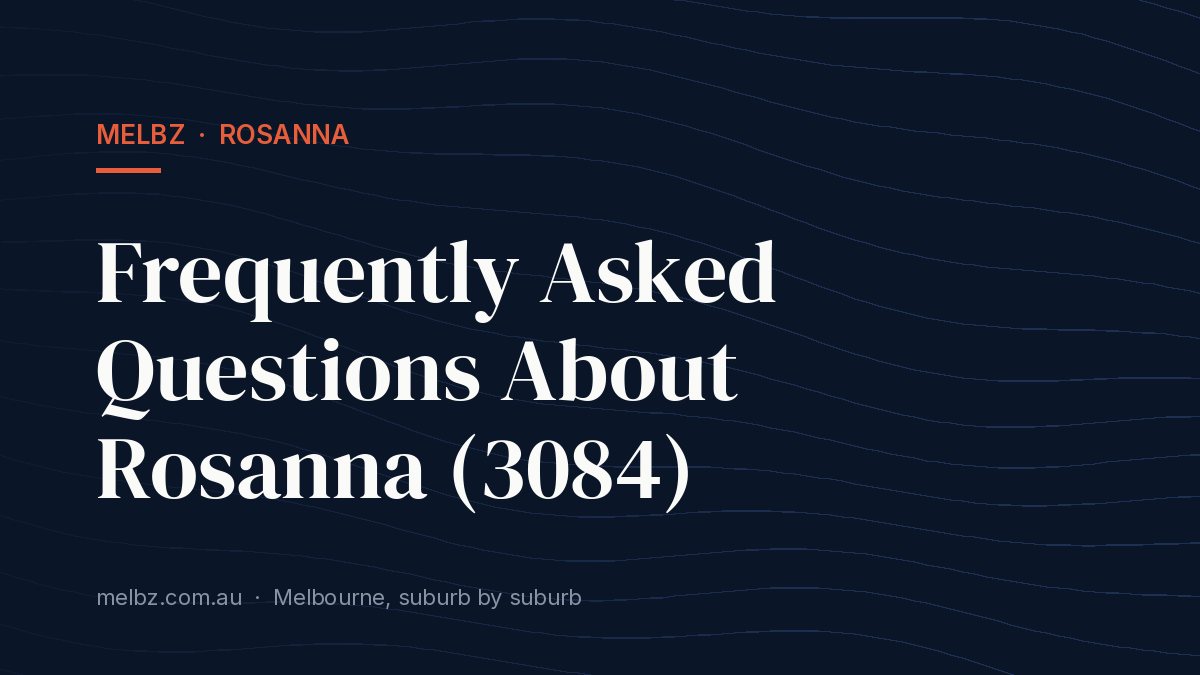 Title card: Frequently Asked Questions About Rosanna (3084)