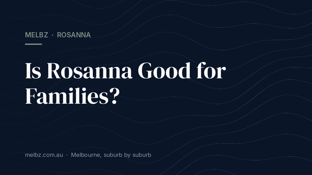 Title card: Is Rosanna Good for Families?