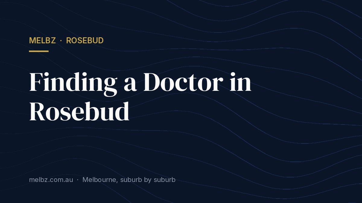 Title card: Finding a Doctor in Rosebud