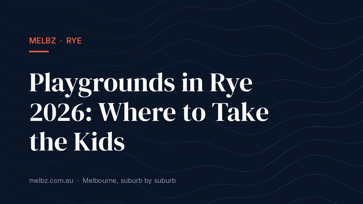 Title card: Playgrounds in Rye 2026: Where to Take the Kids