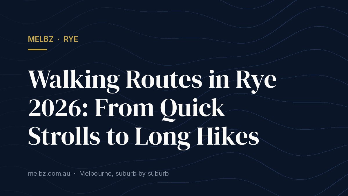 Title card: Walking Routes in Rye 2026: From Quick Strolls to Long Hikes