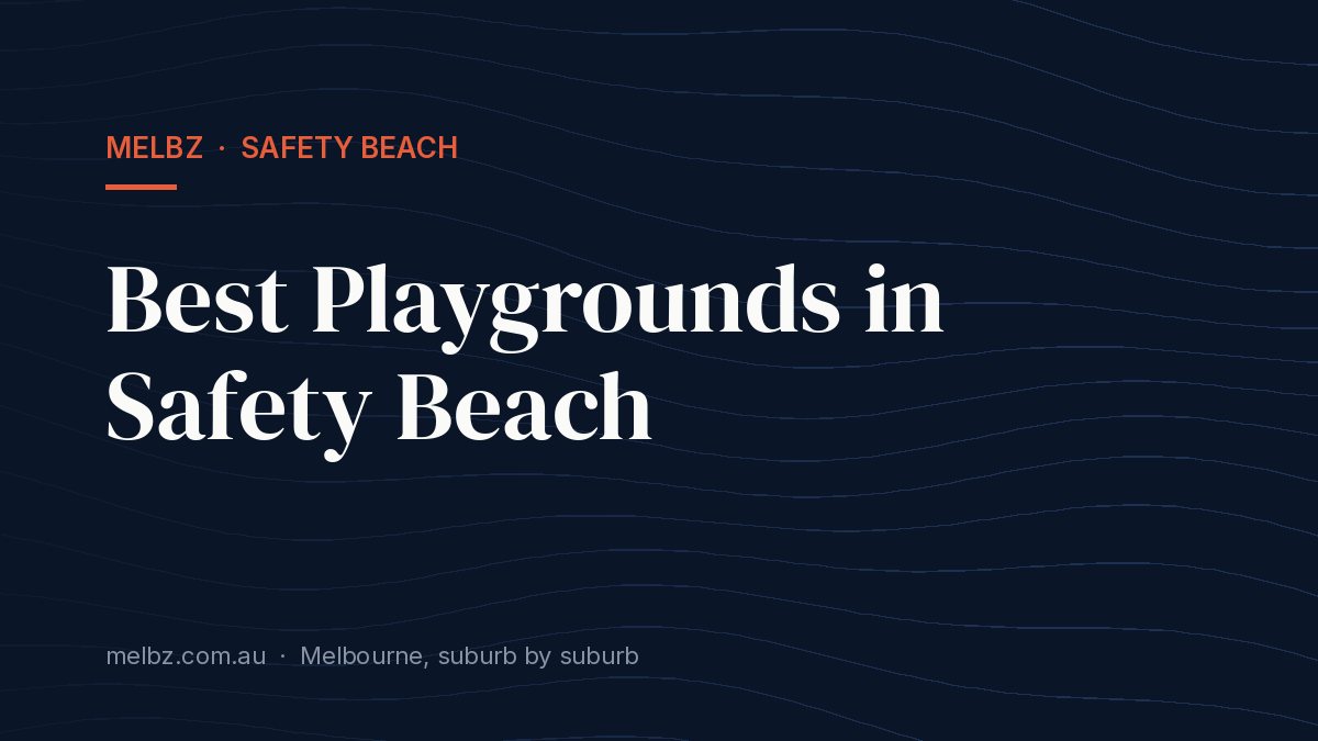 Title card: Best Playgrounds in Safety Beach
