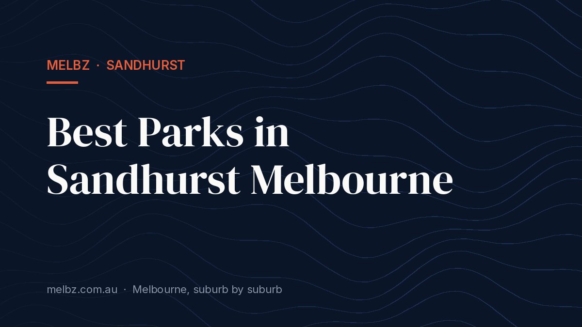 Title card: Best Parks in Sandhurst Melbourne