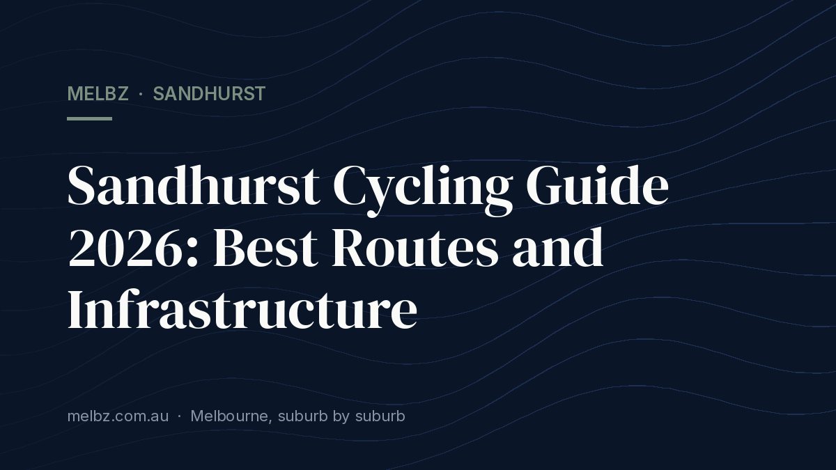 Title card: Sandhurst Cycling Guide 2026: Best Routes and Infrastructure