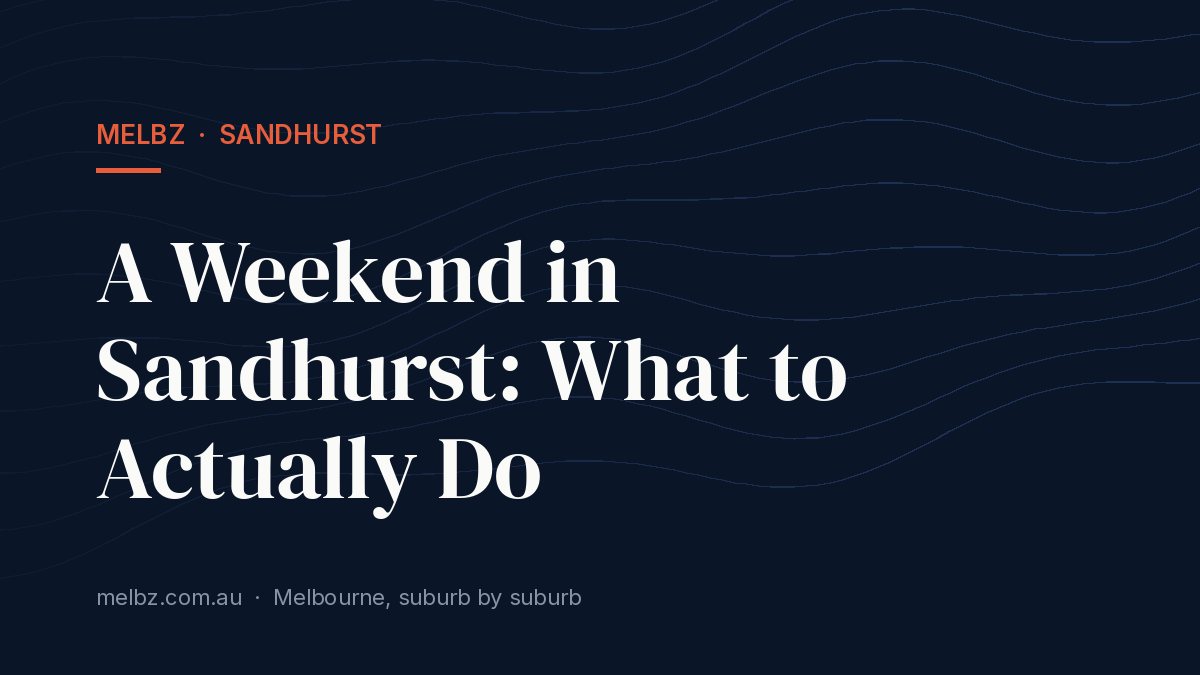 Title card: A Weekend in Sandhurst: What to Actually Do