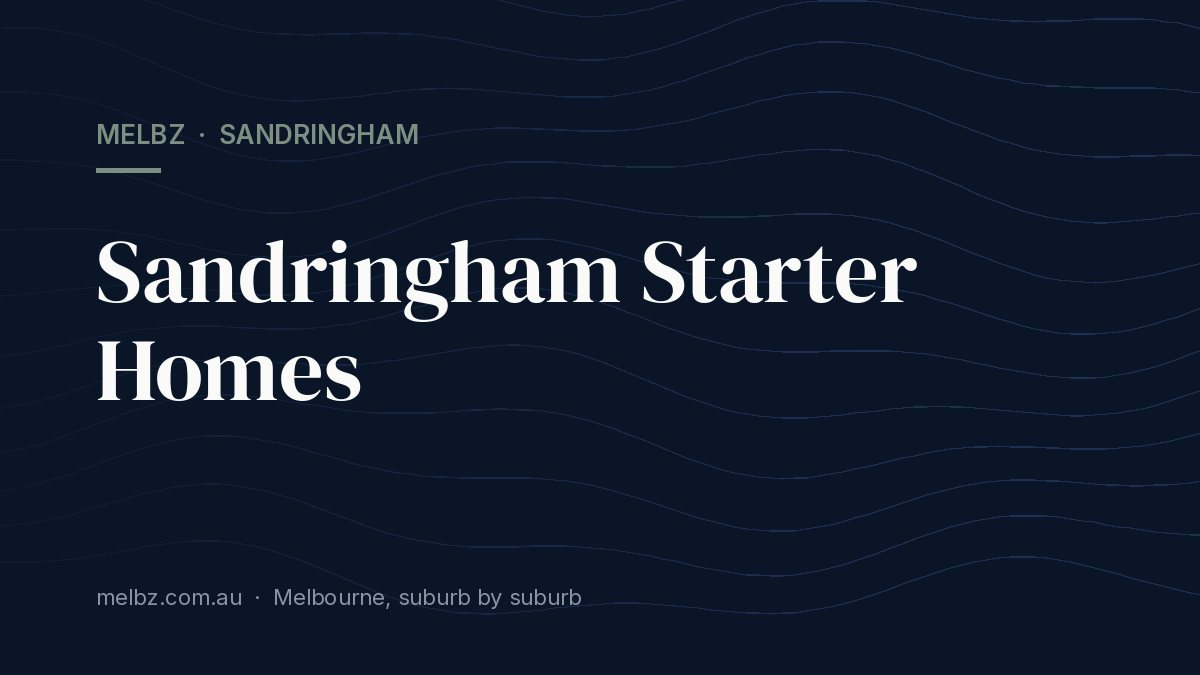 Title card: Sandringham Starter Homes