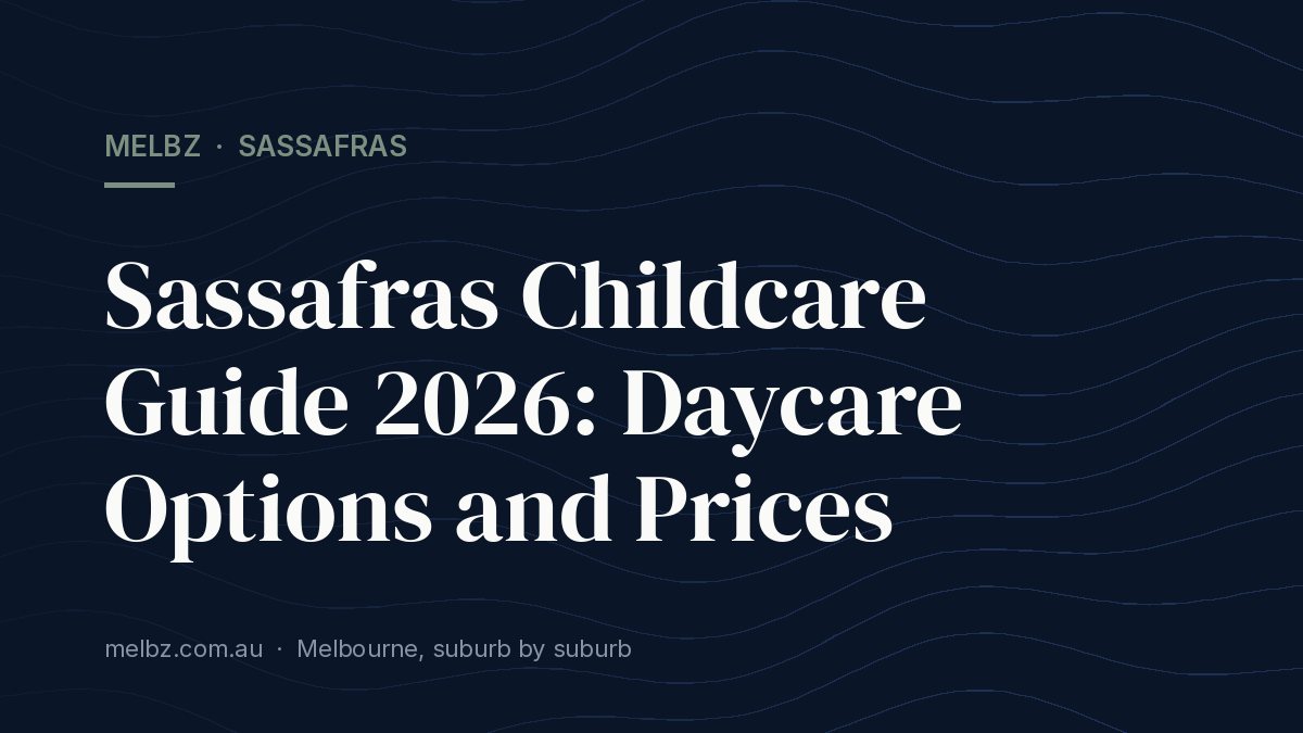 Title card: Sassafras Childcare Guide 2026: Daycare Options and Prices