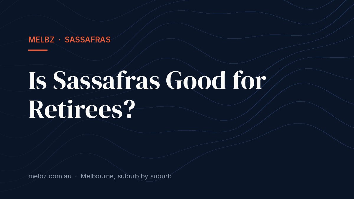 Title card: Is Sassafras Good for Retirees?