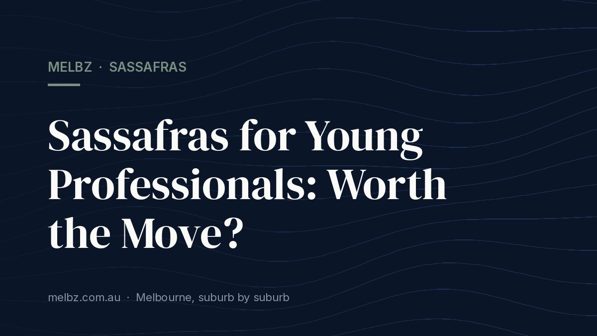 Title card: Sassafras for Young Professionals: Worth the Move?