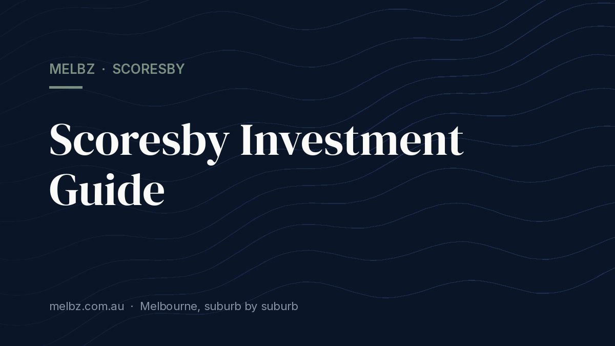 Title card: Scoresby Investment Guide