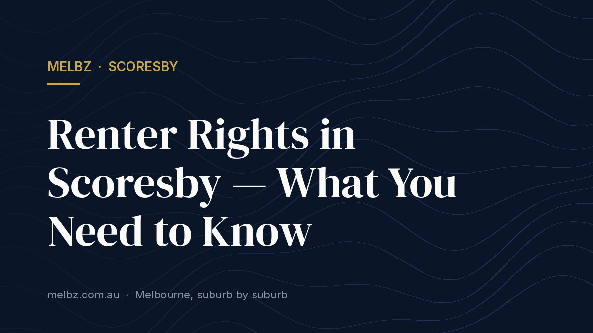 Title card: Renter Rights in Scoresby — What You Need to Know