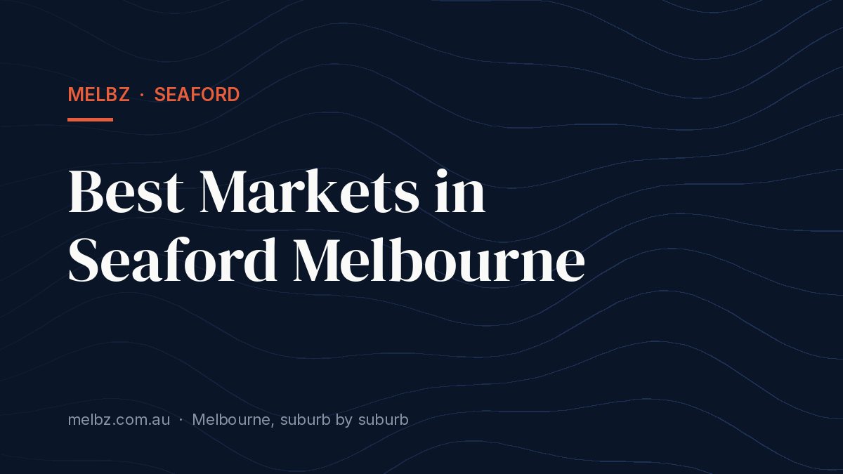 Title card: Best Markets in Seaford Melbourne