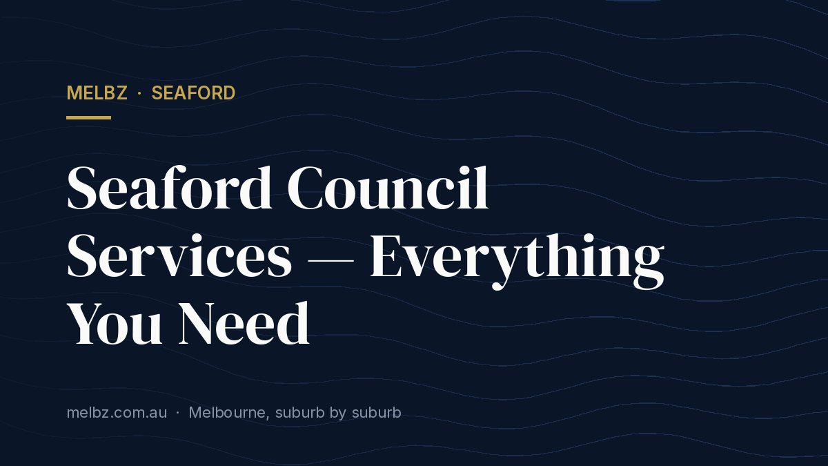 Title card: Seaford Council Services — Everything You Need